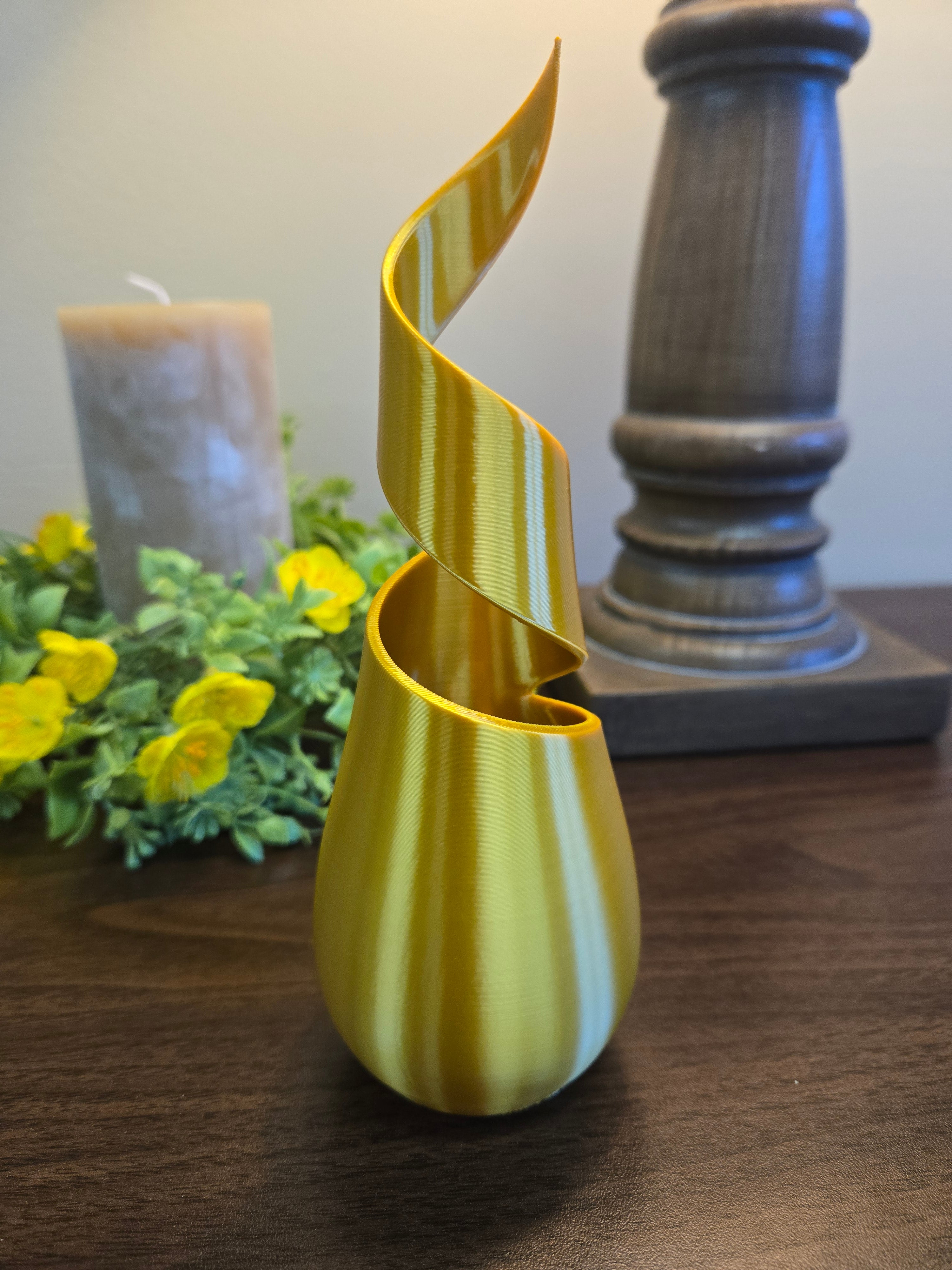 Modern Spiral Vase