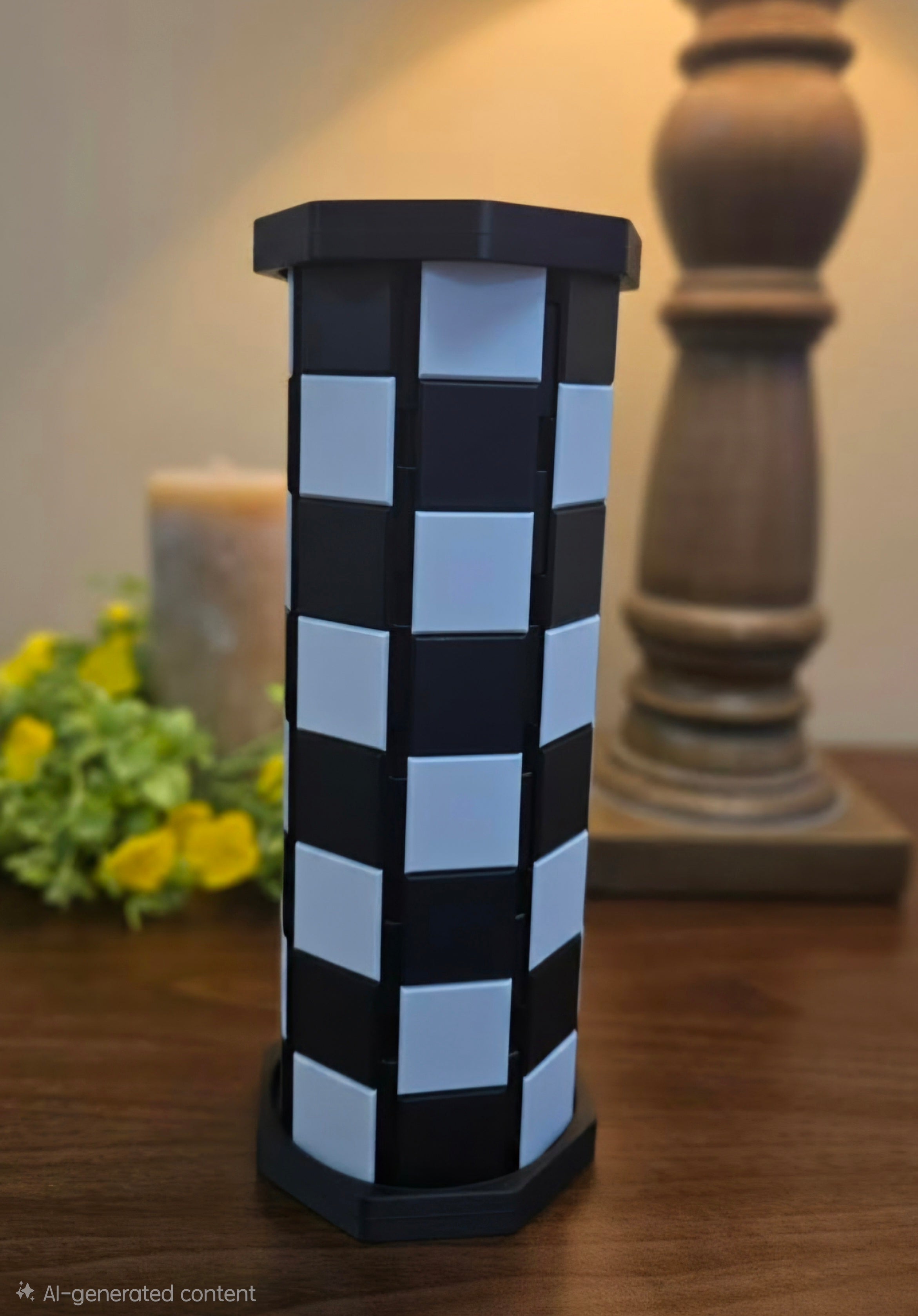 Modern Folding Travel Chess Board & Complete Piece Set